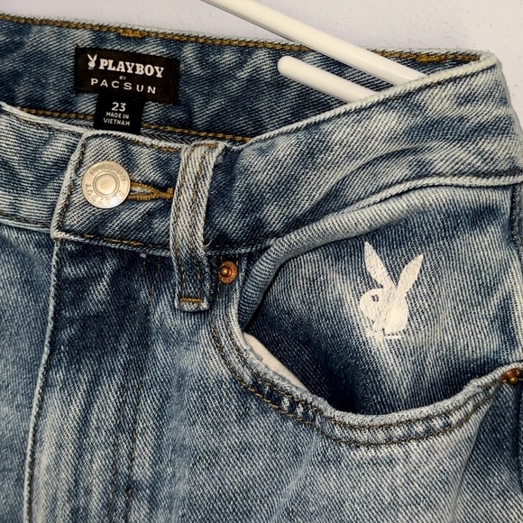 Playboy PacSun Ripped High Waist Baggy Jeans - Picture 3 of 9